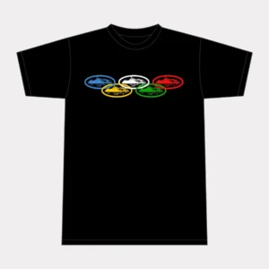Corteiz Alcatraz Olympic T-shirt Black
