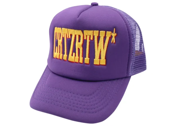 Corteiz Cultfiction Trucker Hat Purple