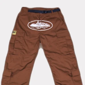 Corteiz Guerillaz* Cargo Pants Brown