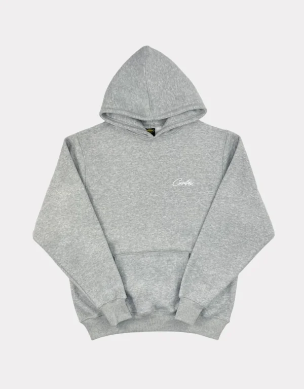 Corteiz HMP Embroidery Hoodie In Gray