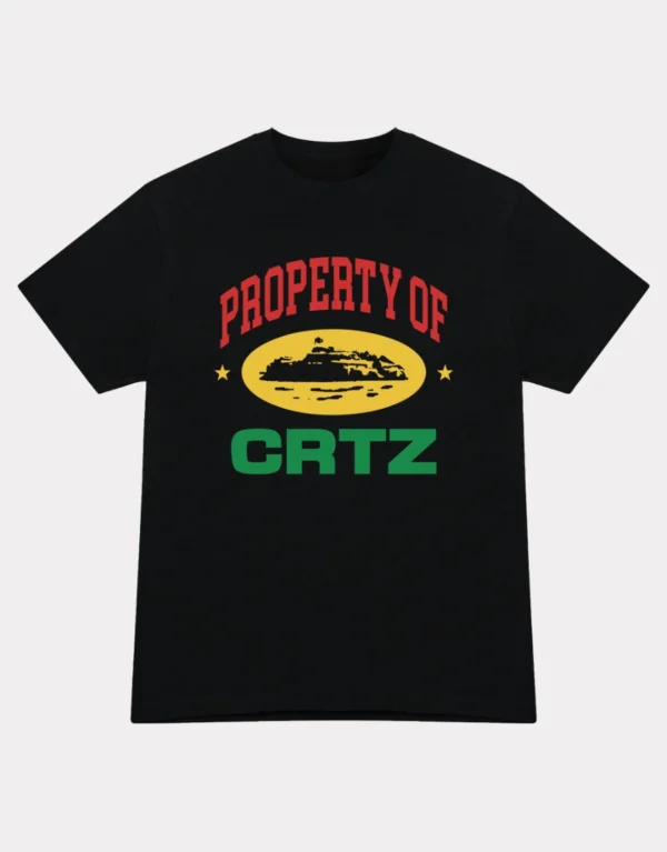 Corteiz Property Of Crtz Carni T-shirt Black